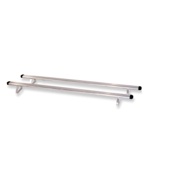 2 aluminium roof bars