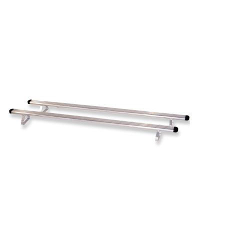 2 aluminium roof bars