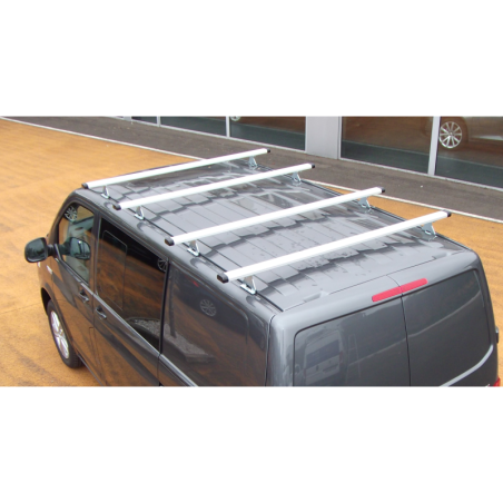 4 anodised-aluminium roof bars