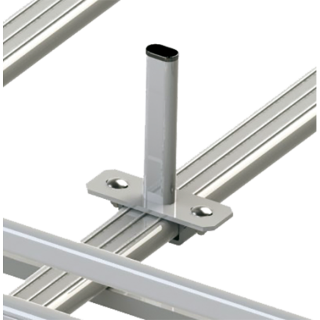 Ladder stop for aluminium roof racks and bars