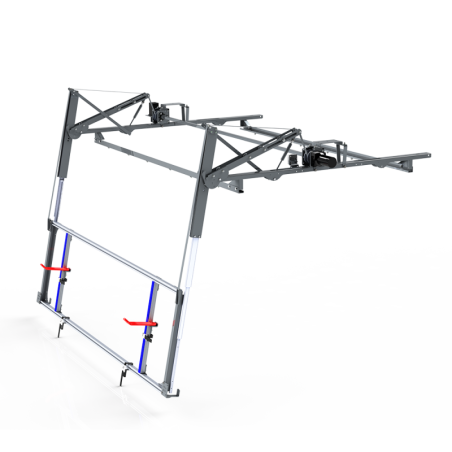 Premium, No-Contact ladder rack, Manual: left side