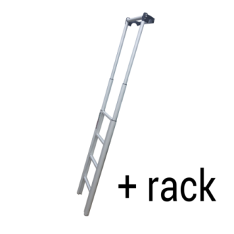 4-step telescopic ladder...